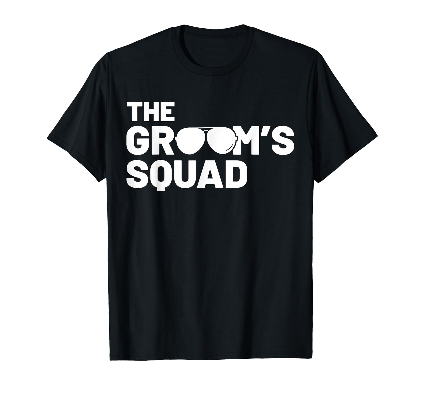 Groomsmen Groom Squat Men Bachelor Supplies Party Wedding T-Shirt
