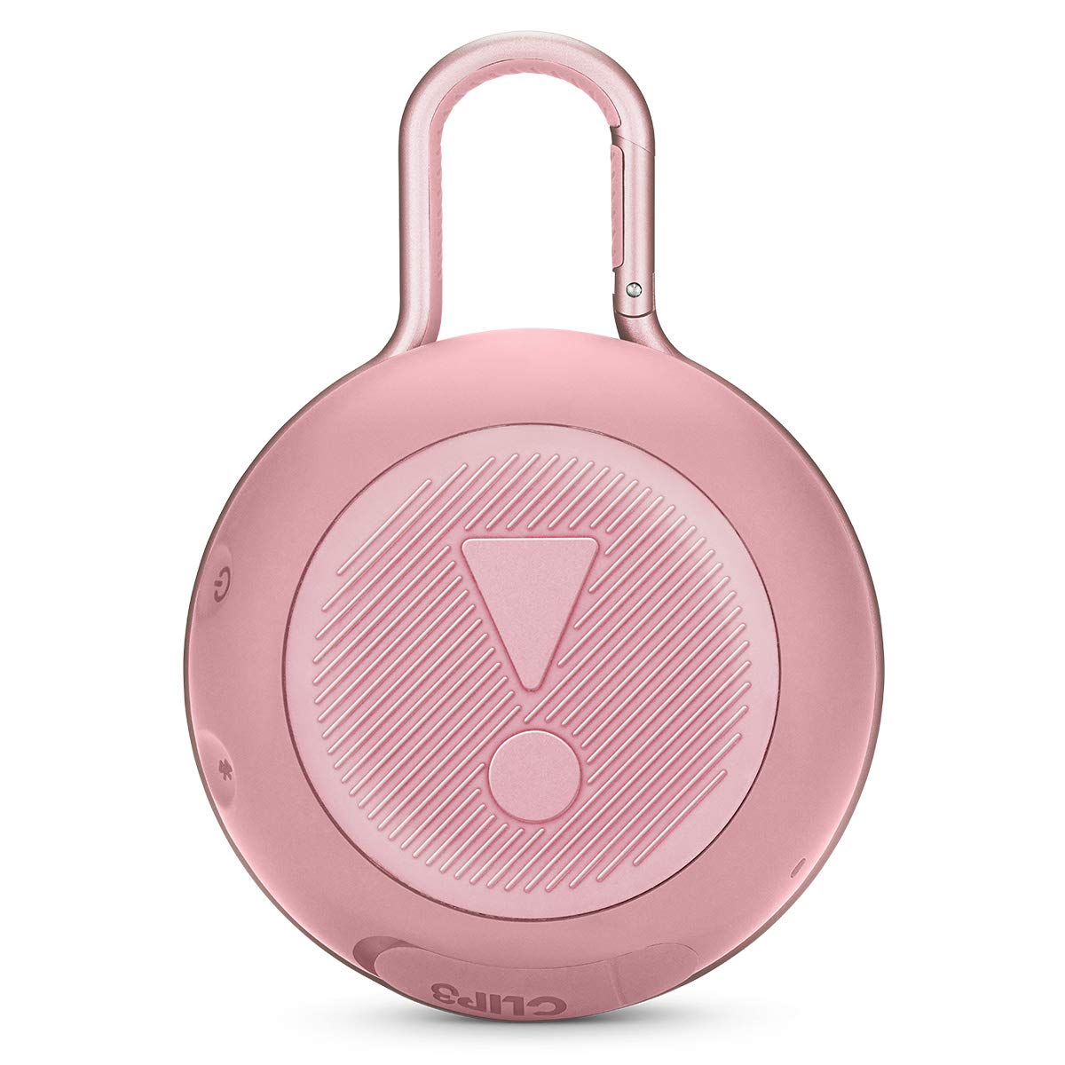 JBL Clip 3, Dusty Pink - Waterproof, Durable & Portable Bluetooth Speaker - Up to 10 Hours of Play - Includes Noise-Cancelling Speakerphone & Wireless Streaming
