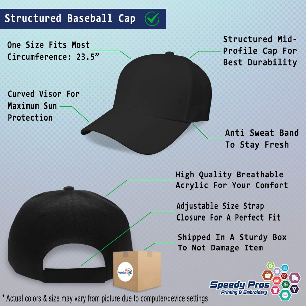 Speedy Pros Baseball Cap It's My Birthday Gold Embroidery Acrylic Dad Hats for Men & Women Strap Closure Black Design Only