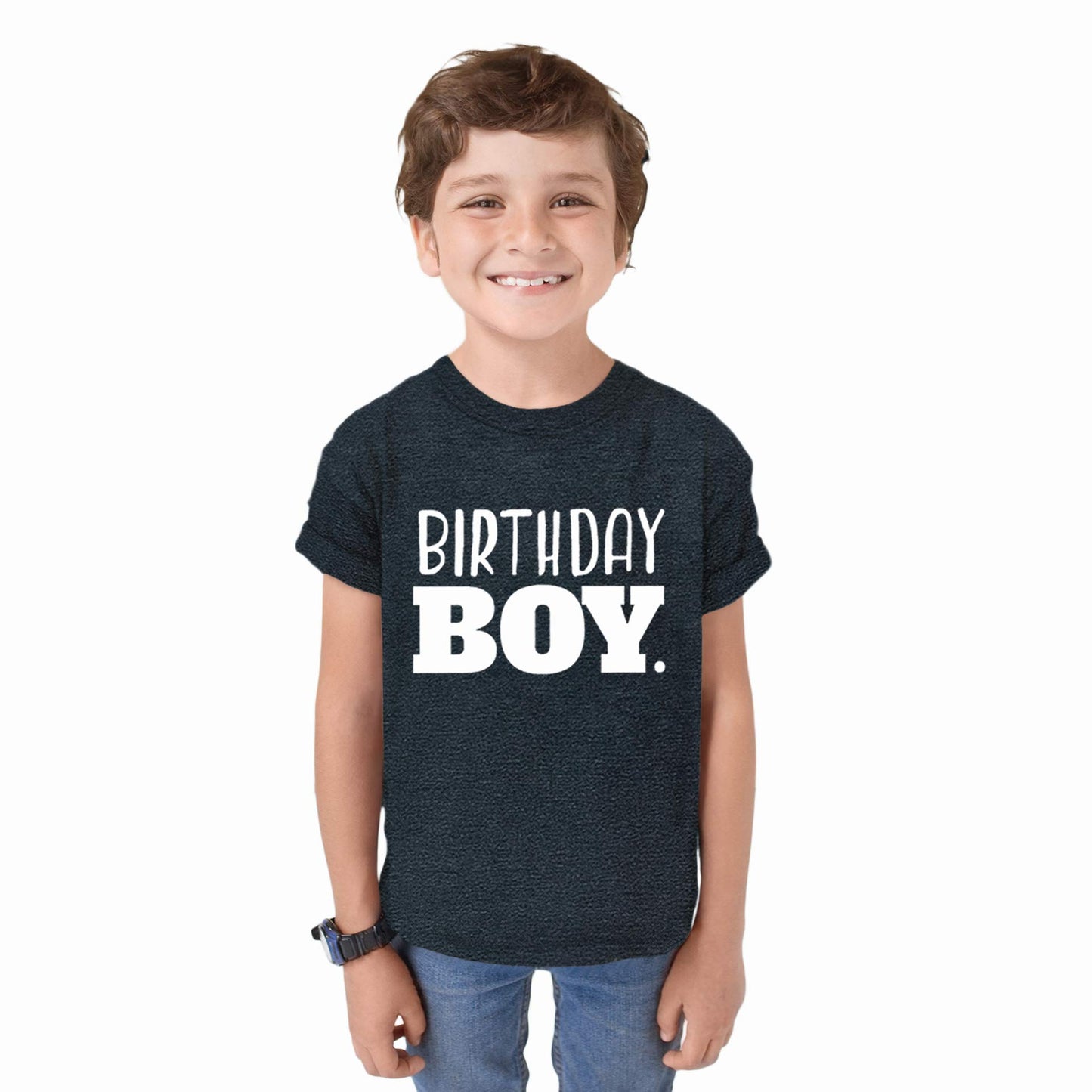 Birthday boy Shirt Toddler Boys Outfit First Happy 2t 3t 4 Year Old 5 Kids 6th (Charcoal Black, 12 Months)