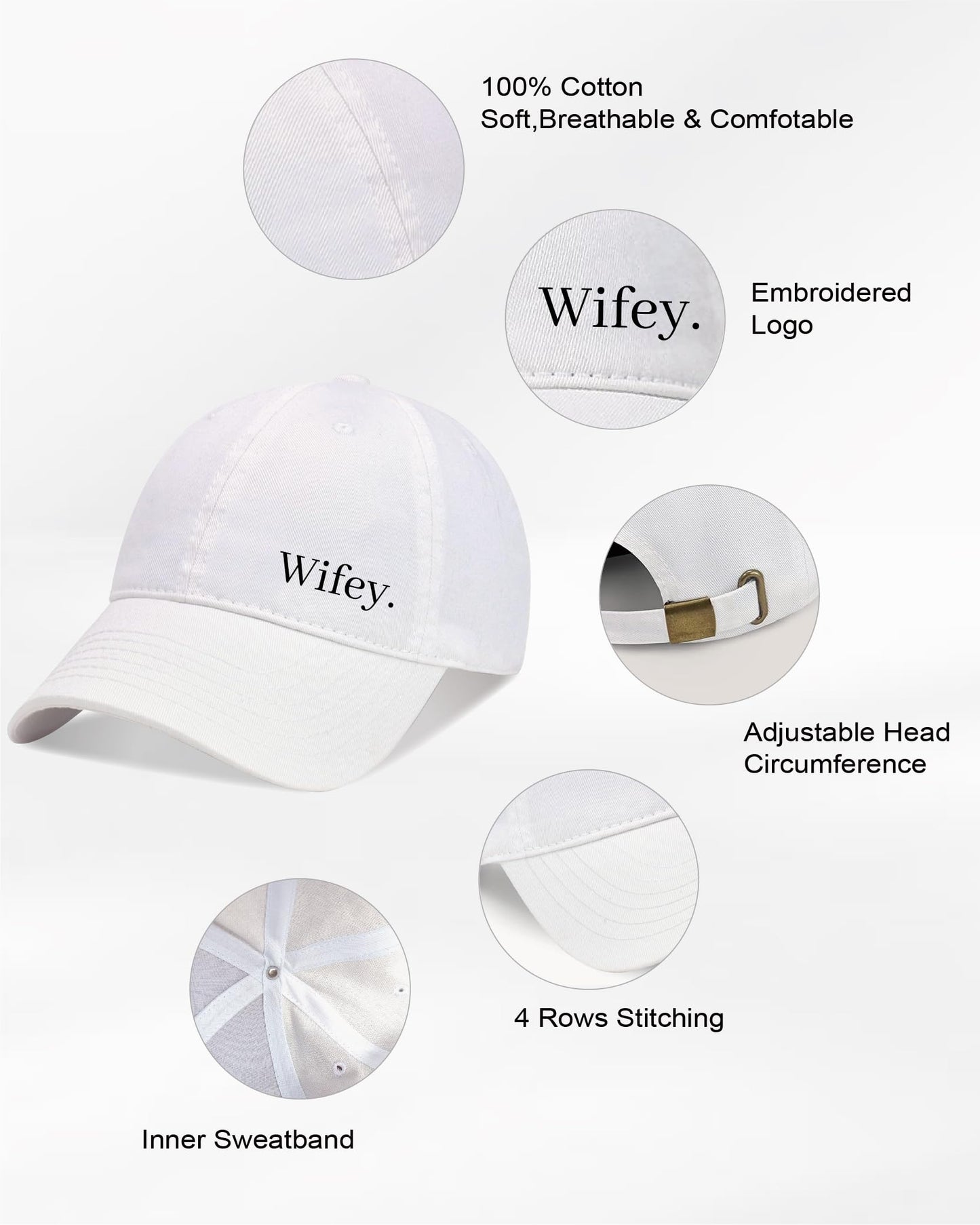 GroomBrideGifts Wedding Gifts for Couples, Hubby & Wifey Baseball Hat Hat Set, Bridal Shower Gifts, Unique Gift for Engagement, Wedding, Honeymoon, Newly-Married Anniversary