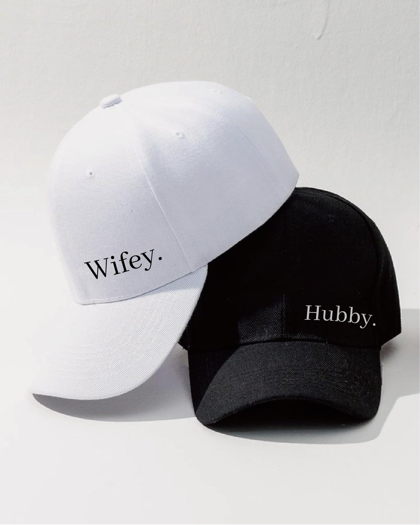 GroomBrideGifts Wedding Gifts for Couples, Hubby & Wifey Baseball Hat Hat Set, Bridal Shower Gifts, Unique Gift for Engagement, Wedding, Honeymoon, Newly-Married Anniversary