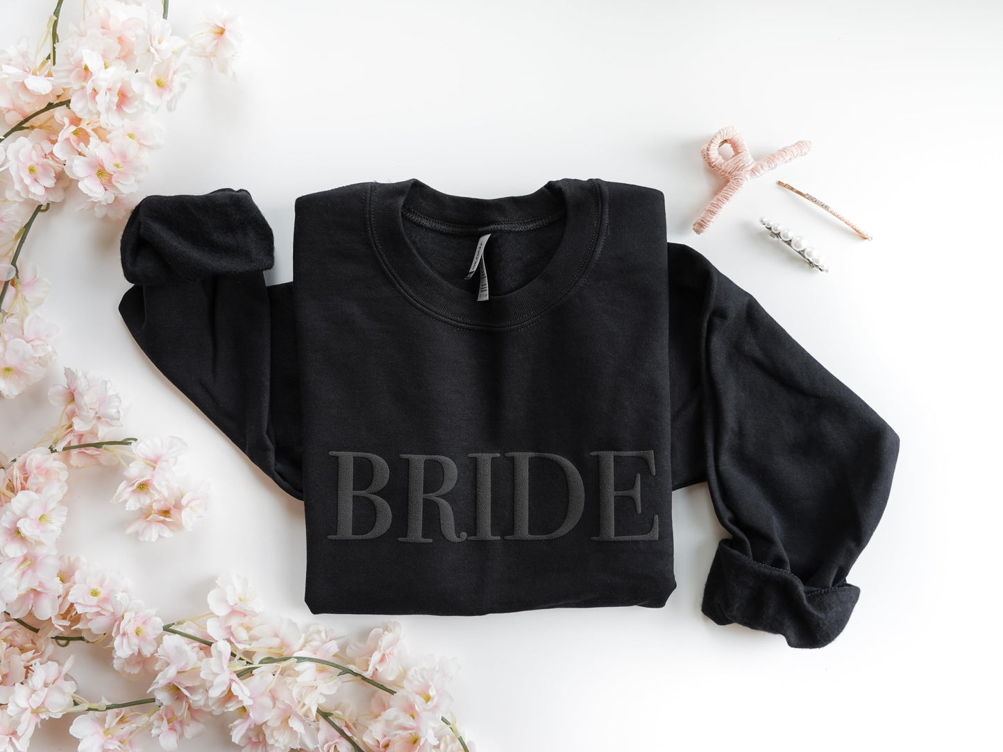 Up2ournecksinfabric Bride Sweatshirt Mrs Sweatshirt - Custom Mrs Sweatshirt - New Mrs - Honeymoon Pajamas - Wedding Gift - Future Mrs. Gift
