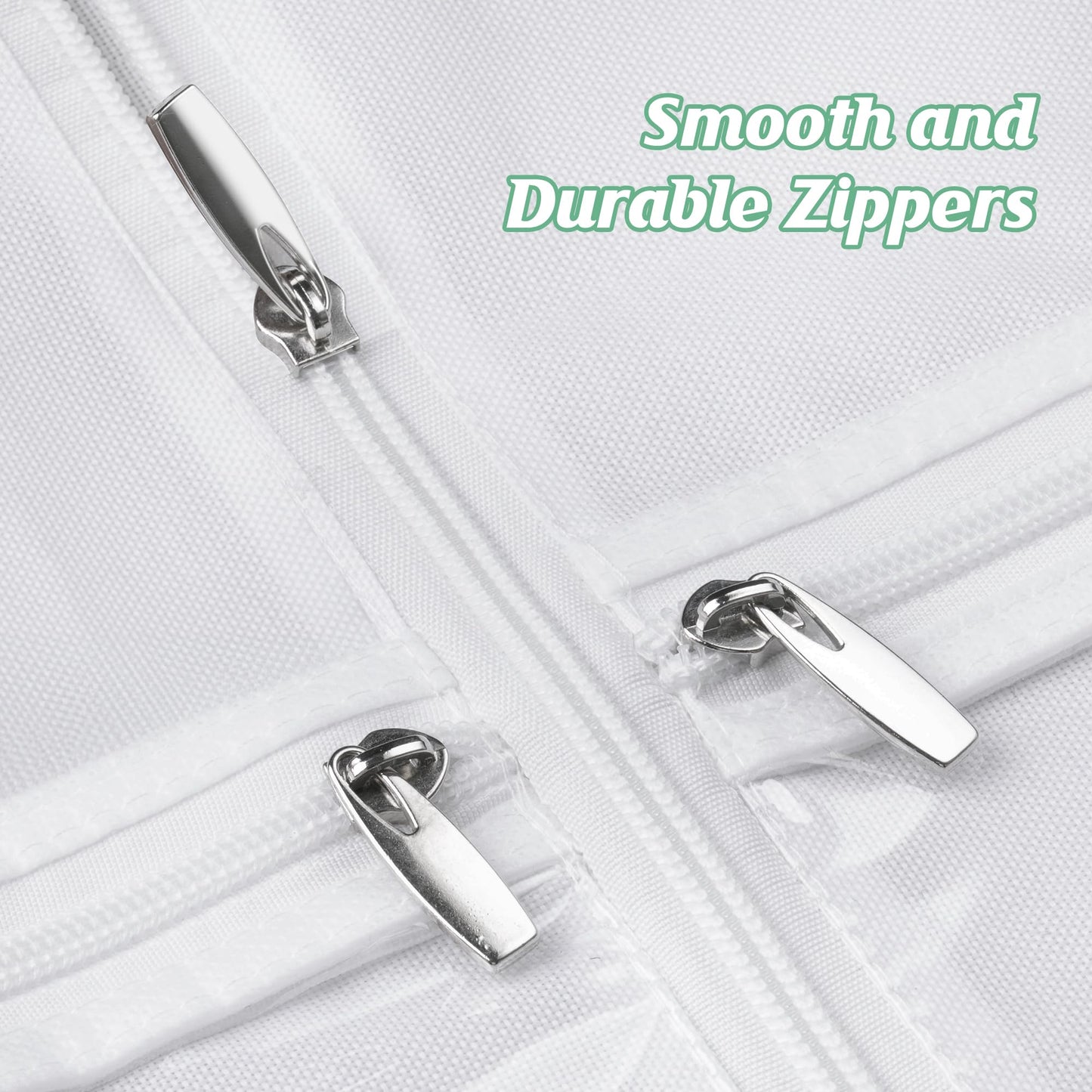 MISSLO Portable 70" Wedding Dress Garment Bag with Bride Tote Bag 8'' Gusseted Dress Bags for Gowns Long 4 Pockets Dress Cover for Women, White