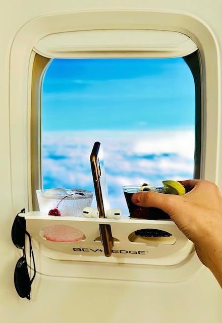 BEVLEDGE - Airplane window organization station - - One of the HOTTEST new travel accessories ! MAKES AN EXCELLENT GIFT FOR ANY TRAVELER!!