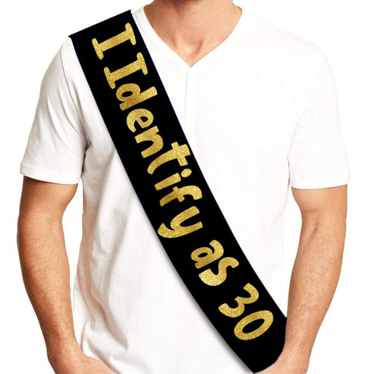 Funny Birthday Party Sash – Birthday and Retirement Party Supplies, Ideas, Gifts and Decorations