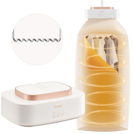 Portable Clothes Dryers, Mini Laundry Dryers with Timer Function & Dry Bag, Easy to Use Multiple Compact Dryer for Clothes, for Travel, Apartment, RV, Dorm, for Light Clothes, Underwear, Baby Clothe