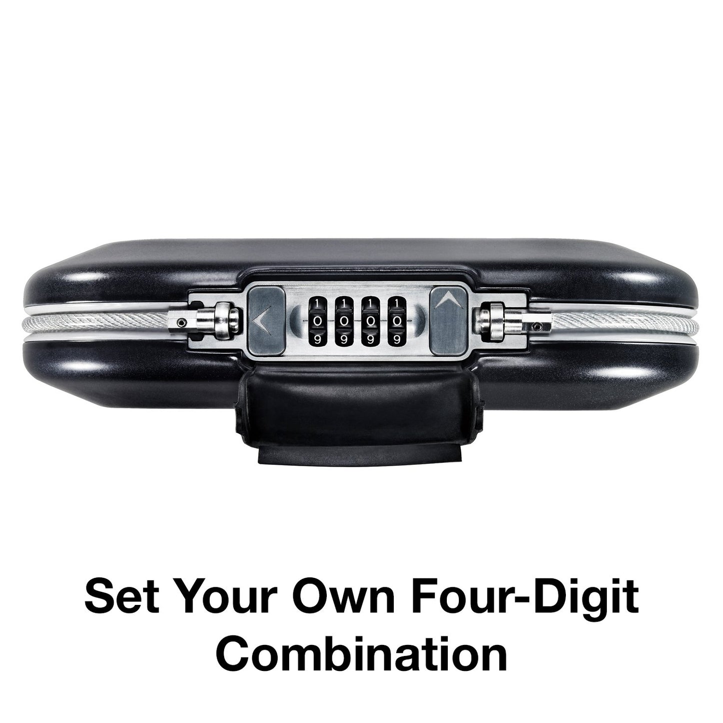 Master Lock Portable Small Lock Box, Set Your Own Combination Lock Portable Safe, Personal Travel Safe, ‎5900D, Gunmetal Grey