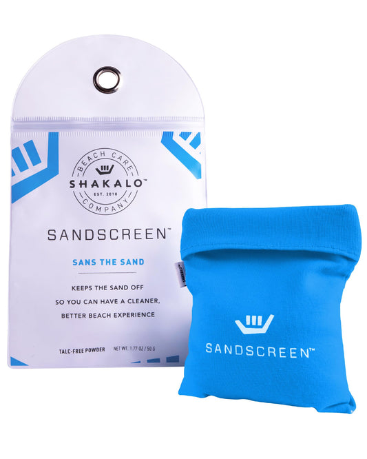 SHAKALO SANDSCREEN Sand Removal Bag | The Original Sand Remover | Talc-Free and Reef Friendly | Fresh, Clean and Sand Free | Great for The Whole Family!(Pack of 1)