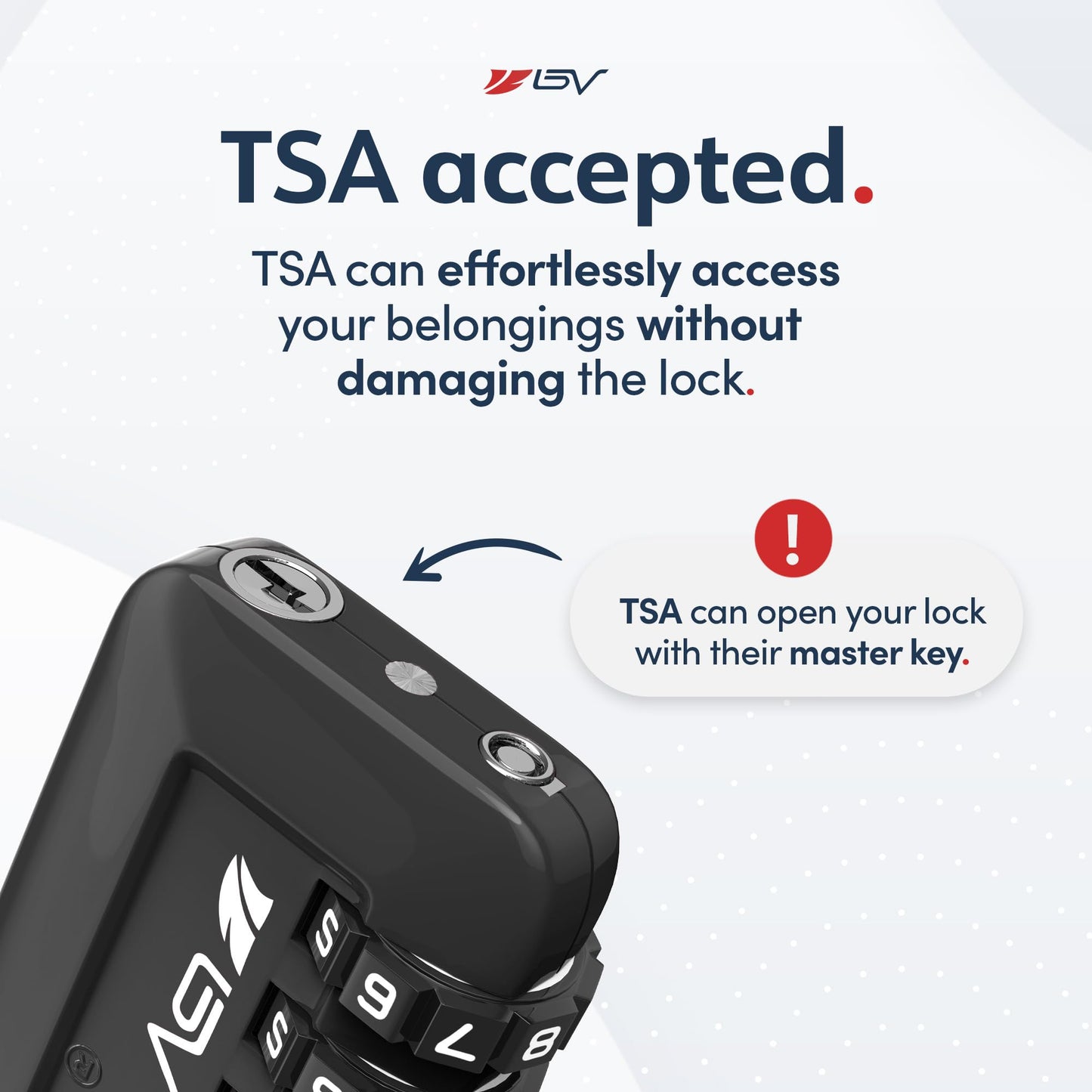 TSA Accepted Luggage Travel Lock, Set-Your-Own Combination Lock for School Gym Locker, Luggage Suitcase Baggage Locks, Filing Cabinets, Toolbox, Case (Black, 2 Pack)