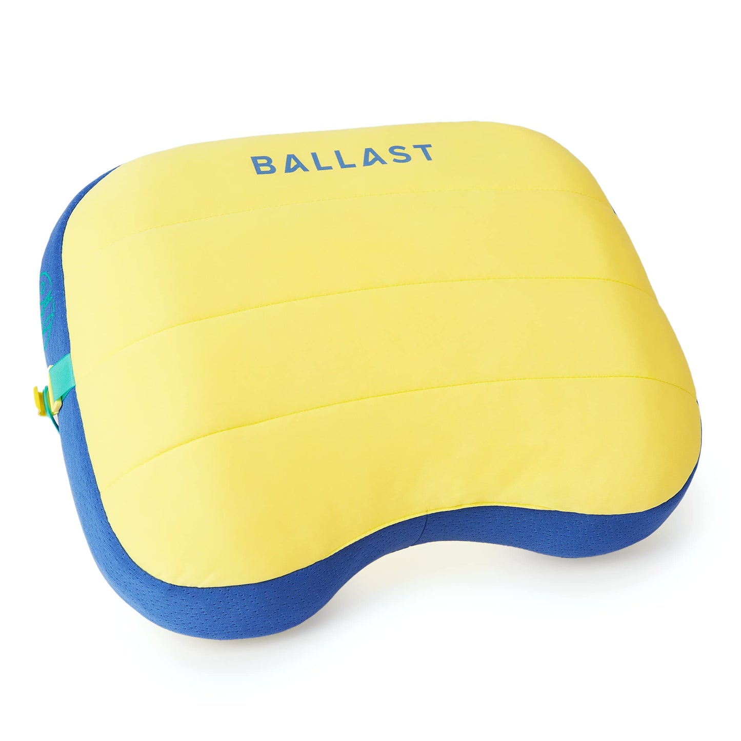 Ballast Beach Pillow – Inflatable Beach Pillow, Camping Pillow, Pool Pillow, Ultra Soft and Durable Pillow That Won’t Blow Away on Windy Beaches (Sunshine Yellow)