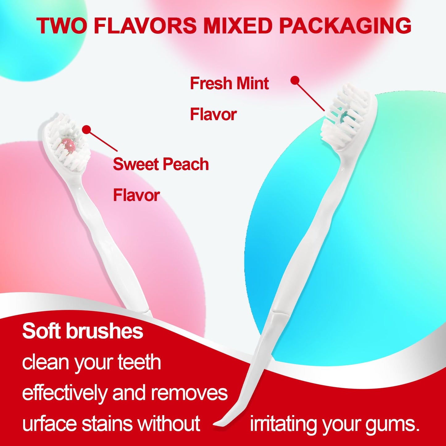Malisseladi Mini Disposable Toothbrushes with Toothpaste and Toothpick, Tongue Cleaners, Reduce Bad Breath, Tongue Scraper, Prepasted Toothbrush, Pick for Work or Travel (Mint, 20pcs)